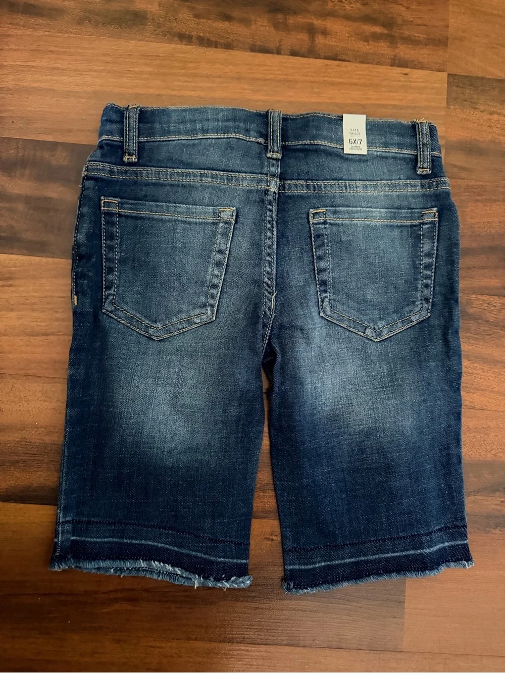 NWT The Children’s Place Girls Denim Skimmer Bermuda Shorts 6X/7 Zoe Wash